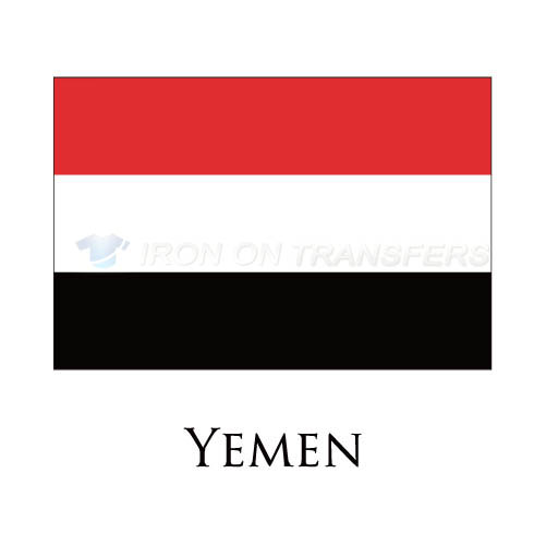 Yemen flag Iron-on Stickers (Heat Transfers)NO.2021